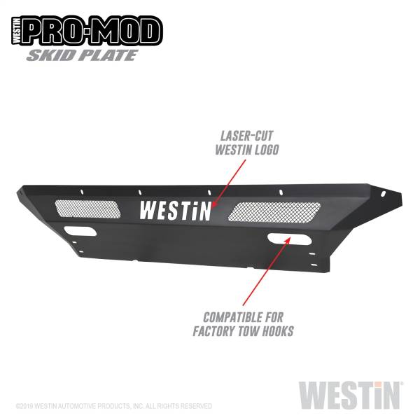 Westin - 2020 - 2022 GMC, Chevrolet Westin Pro-Mod Skid Plate - 58-71225