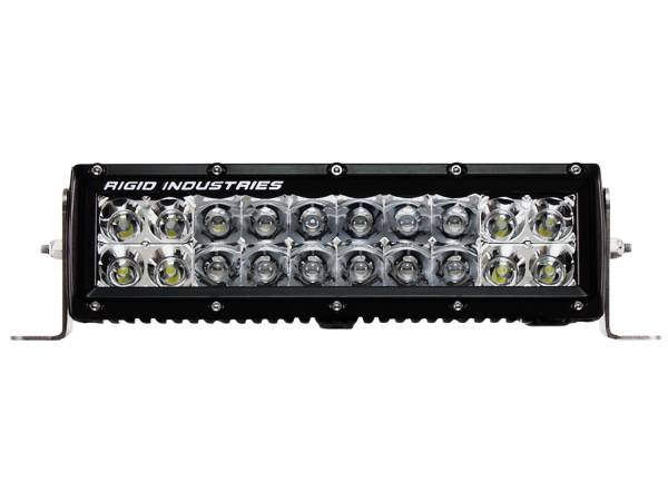 Rigid Industries - Rigid Industries RIGID E-Series PRO LED Light Spot/Flood Optics Amber 10 Inch Black Housing - 110322