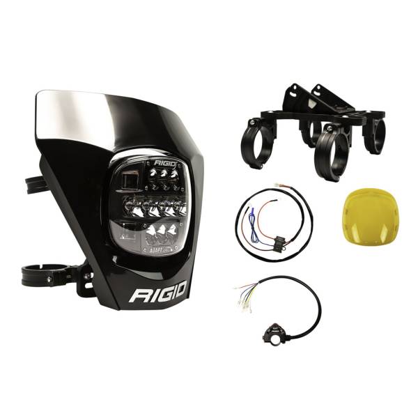 Rigid Industries - Rigid Industries RIGID Adapt XE Extreme Enduro Complete Ready To Ride LED Moto Kit Black - 300416