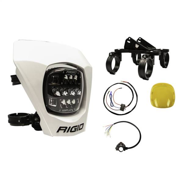Rigid Industries - Rigid Industries RIGID Adapt XE Extreme Enduro Complete Ready To Ride LED Moto Kit White - 300417
