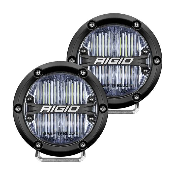 Rigid Industries - Rigid Industries 360-SERIES 4 INCH SAE J583 FOG LIGHT WHITE PAIR - 36110