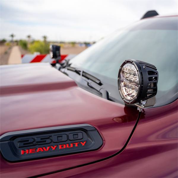 Rigid Industries - 2019 - 2022 Ram Rigid Industries RIGID 2019+Dodge RAM 2500/3500 A-Pillar LED Light Mounts - 46719
