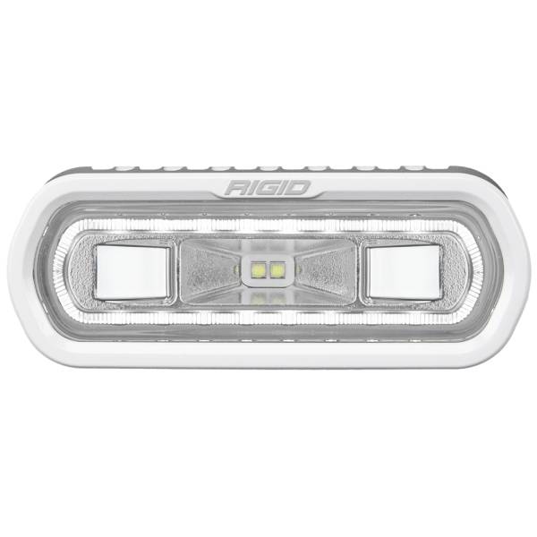 Rigid Industries - Rigid Industries SR-L Series Marine Spreader Pod 2 Wire Surface Mount White With White Halo - 51100