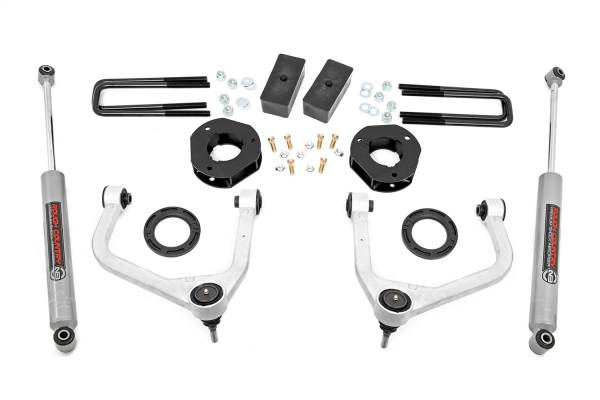 Rough Country - 2019 - 2022 GMC Rough Country Suspension Lift Kit w/Shocks - 22630