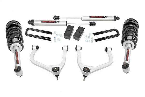 Rough Country - 2019 - 2022 GMC Rough Country Suspension Lift Kit w/Shocks - 22671
