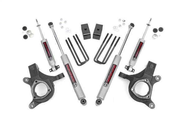 Rough Country - 2000 - 2007 GMC, Chevrolet Rough Country Suspension Lift Kit w/Shocks - 232N2