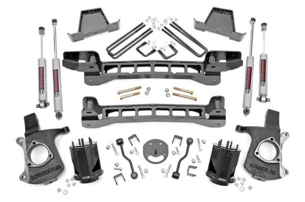 Rough Country - 2000 - 2007 GMC, Chevrolet Rough Country Suspension Lift Kit w/Shock - 23420