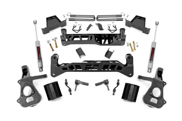 Rough Country - 2014 - 2018 GMC, 2014 - 2017 Chevrolet Rough Country Suspension Lift Kit w/N3 - 23732