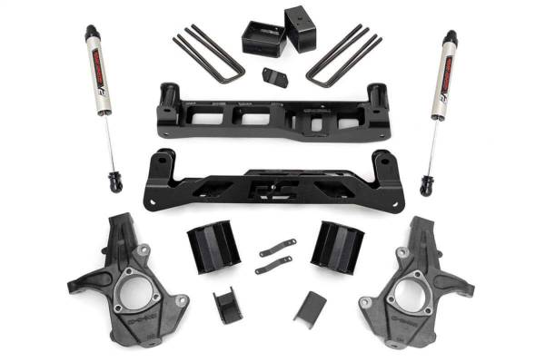 Rough Country - 2007 - 2013 GMC, Chevrolet Rough Country Suspension Lift Kit w/Shocks - 26170