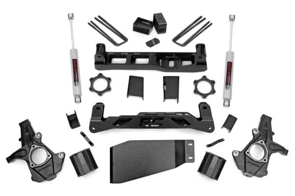 Rough Country - 2007 - 2013 GMC, Chevrolet Rough Country Suspension Lift Kit w/Shocks - 26230