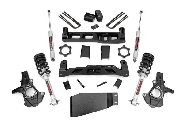 Rough Country - 2007 - 2013 GMC, Chevrolet Rough Country Suspension Lift Kit w/Shocks - 26231