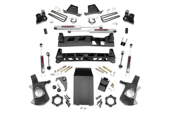 Rough Country - 2000 - 2007 GMC, Chevrolet Rough Country Suspension Lift Kit w/Shock - 27220A