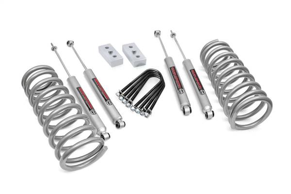 Rough Country - 2003 - 2010 Dodge, 2011 - 2013 Ram Rough Country Suspension Lift Kit w/Shocks - 343.20