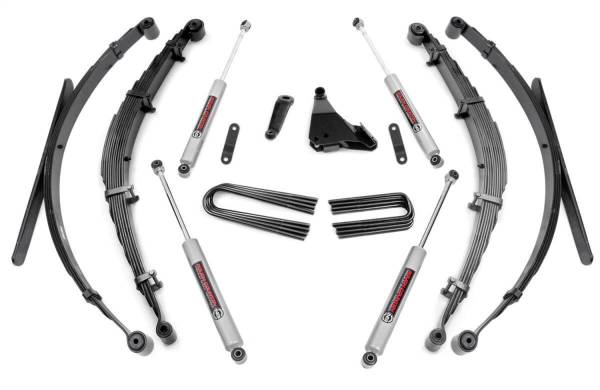 Rough Country - 2000 - 2004 Ford Rough Country Suspension Lift Kit w/Shocks - 49730