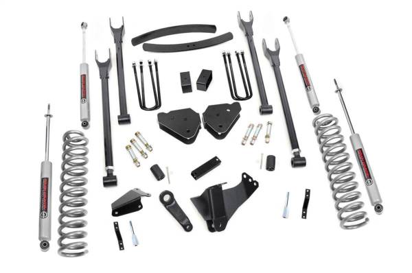 Rough Country - 2005 - 2007 Ford Rough Country 4-Link Suspension Lift Kit w/Shocks - 578.20