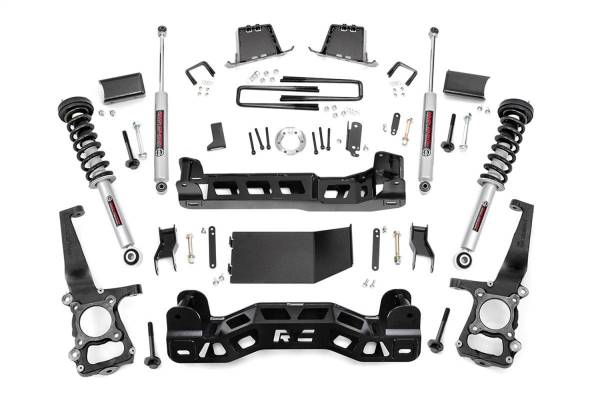 Rough Country - 2009 - 2010 Ford Rough Country Suspension Lift Kit w/Shocks - 59831