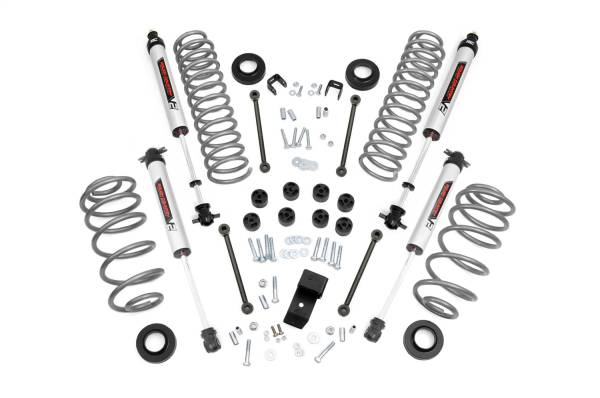 Rough Country - 2000 - 2002 Jeep Rough Country Suspension Lift Kit w/V2 Shocks - 64270