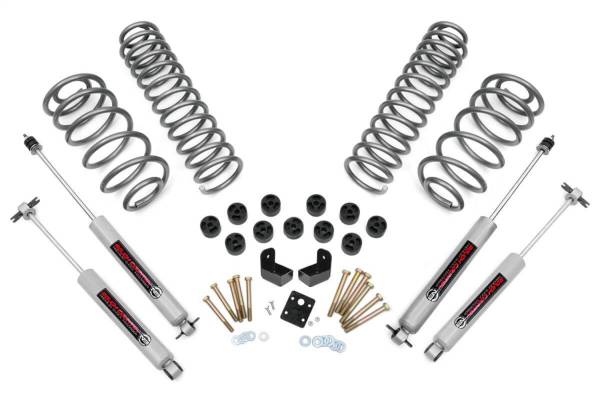 Rough Country - 2000 - 2006 Jeep Rough Country Combo Suspension Lift Kit w/Shocks - 646.20