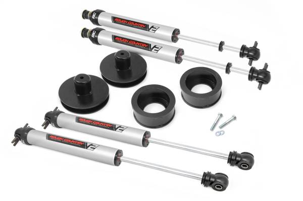 Rough Country - 2000 - 2006 Jeep Rough Country Suspension Lift Kit w/V2 Shocks - 65870