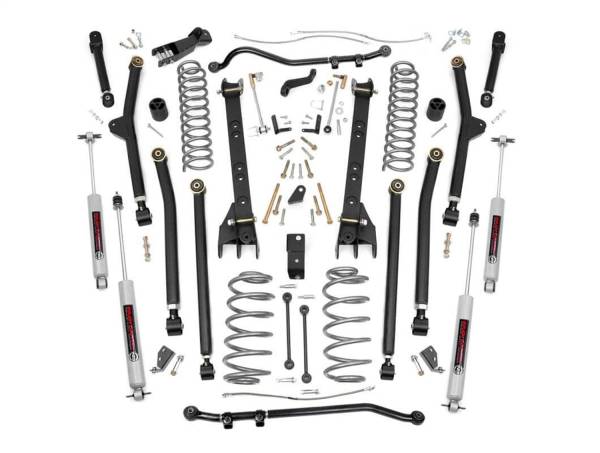 Rough Country - 2000 - 2006 Jeep Rough Country X-Series Long Arm Suspension Lift Kit w/Shocks - 65922