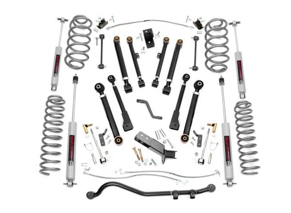 Rough Country - 2000 - 2006 Jeep Rough Country X-Series Suspension Lift Kit w/Shocks - 66130