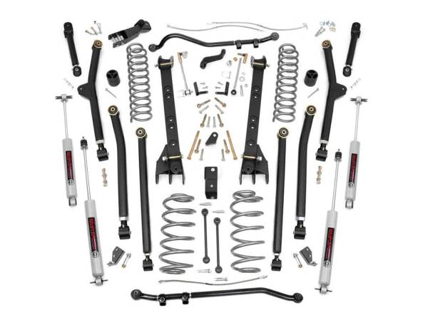 Rough Country - 2000 - 2004 Jeep Rough Country X-Series Suspension Lift Kit w/Shocks - 66330