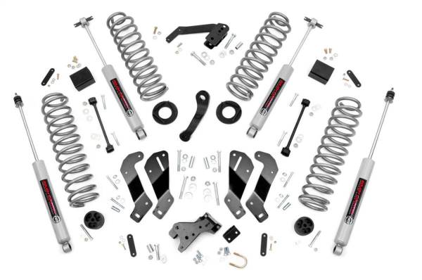 Rough Country - 2007 - 2017 Jeep Rough Country Suspension Lift Kit w/Shocks - 69430