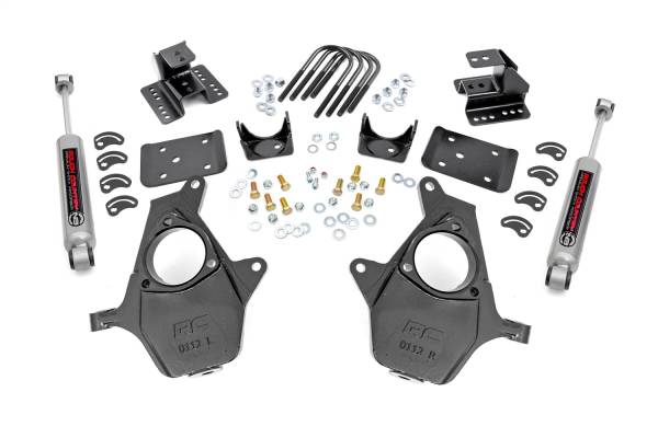 Rough Country - 2014 - 2018 GMC, Chevrolet Rough Country Lowering Kit - 71630