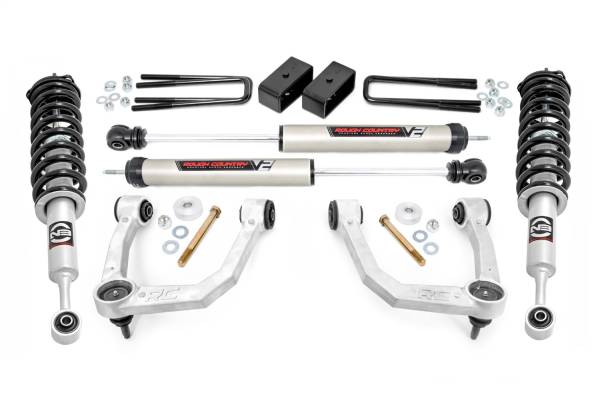 Rough Country - 2005 - 2022 Toyota Rough Country Bolt-On Lift Kit w/Shocks - 74271