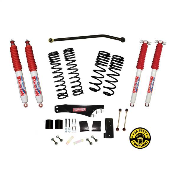 Skyjacker - 2007 - 2018 Jeep Skyjacker 3.5-4 Inch Lift Kit 3.5-4 Inch Dual Rate Long Travel Suspension Lift Kit - JK40BPHLT