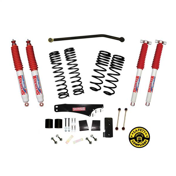 Skyjacker - 2007 - 2018 Jeep Skyjacker 3.5-4 Inch Lift Kit 3.5-4 Inch Dual Rate Long Travel Suspension Lift Kit - JK40BPNLT