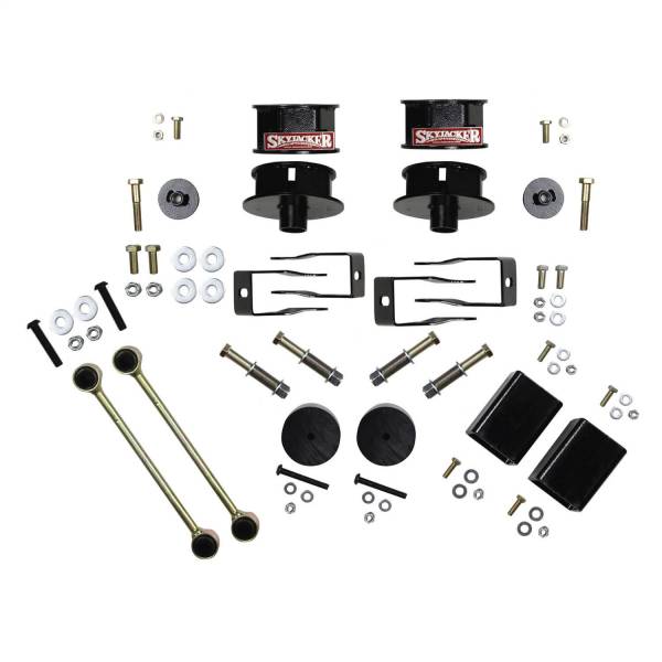 Skyjacker - 2018 - 2019 Jeep Skyjacker 2.5 In. Front/2 In. All Models 2.5 In. Front/2 In. Rear Metal Spacer Suspension Lift Kit - JL25MSB