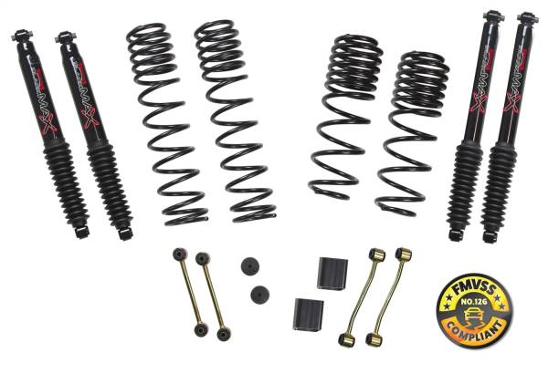 Skyjacker - 2018 - 2019 Jeep Skyjacker Jeep JL 2-2.5 Lift Jeep Wrangler JL 2-Door Rubicon 4WD 2-2.5 in. Dual Rate-Long Travel Lift Kit Sys - JL20RBPBLT