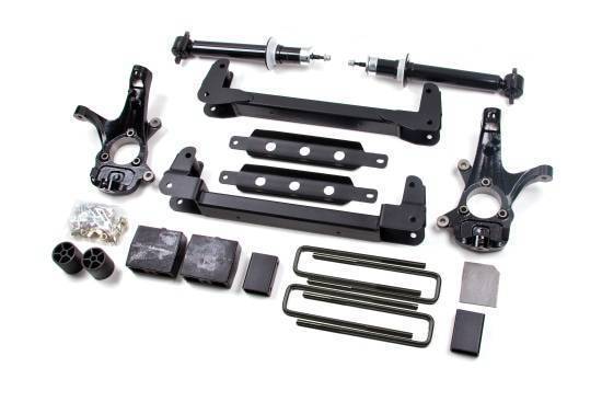 Zone - 2007 - 2013 GMC, Chevrolet ZONE 4.5" Suspension Kit w/ Nitro Shocks 2007-2013 Silverado/Sierra (ZONC8N)