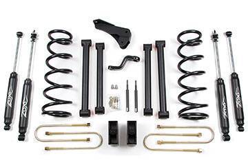 Zone - 2008 Dodge ZONE 5" 4-Link Lift Kit -4WD Gas/Diesel 3-7/8" Rear Axle- 08 Ram 1500 Mega Cab/2500/3500 (ZOND10N)