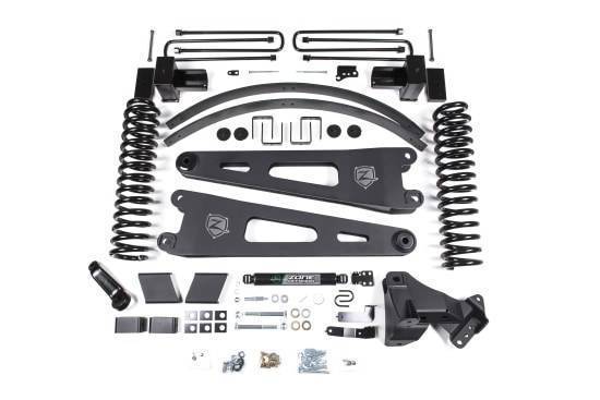 Zone - 2017 - 2019 Ford ZONE 6" Radius Arm Lift Kit w/ Nitro Shocks 2017-2019 F-250/F-350 3 Leaf Main *Diesel* (ZONF52N)