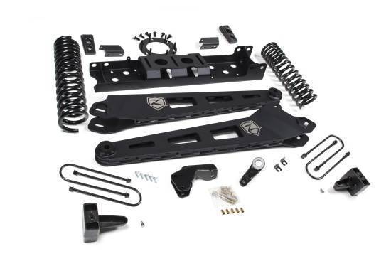 Zone - 2019 - 2022 Ram ZONE 6.5" Radius Arm Kit w/ Nitro Shocks 2019-2021 RAM 3500 4WD 8-Bolt w/o Overload *Diesel* (ZOND115N)