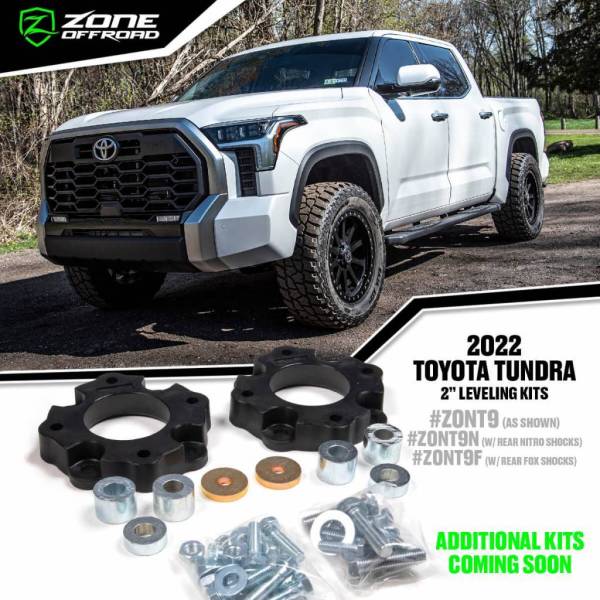 Zone - 2022 Toyota ZONE 2" Level Kit w/ FOX Shocks 2022+ Tundra 4WD (ZONT9F)