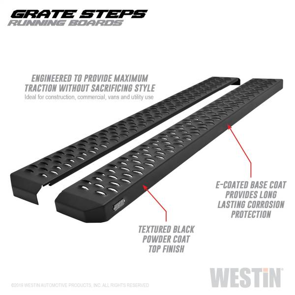 Westin - Westin Grate Steps Running Boards - 27-74705