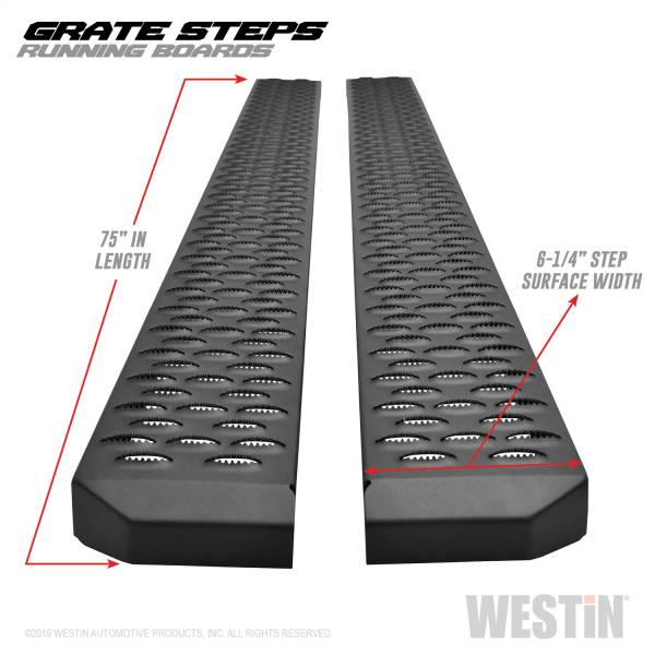 Westin - Westin Grate Steps Running Boards - 27-74725