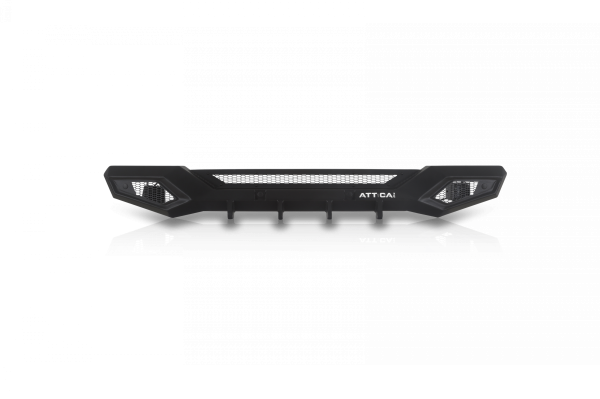 Attica 4x4 - Attica 4x4 Jeep Wrangler JL 2018-23 Rear Bumper - Black - Powder Coated - Steel - ATTJL01B111-BX