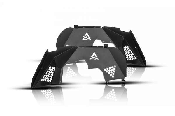 Attica 4x4 - Attica 4x4 Jeep Wrangler JL 2018-23 Inner Fender - Black - Powder Coated - Steel - ATTJL01G106-BX