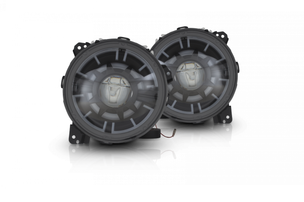 Attica 4x4 - Attica 4x4 Jeep Wrangler JL 2019-23 / 2019-23 Jeep Gladiator JT Headlights Arc Series LED - CHATT0657-BC