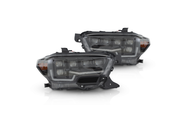 Attica 4x4 - Attica 4x4 Toyota Tacoma 2016-23 Head light Rogue Series Full LED high/Low beam Sequentail - CHATT0682-BC-SQ