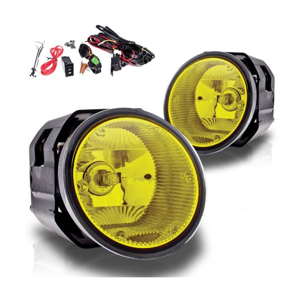 Winjet - Winjet FOG LIGHTS OE/REPLACEMENT STYLE-AMBER YELLOW - CFWJ-0097-Y
