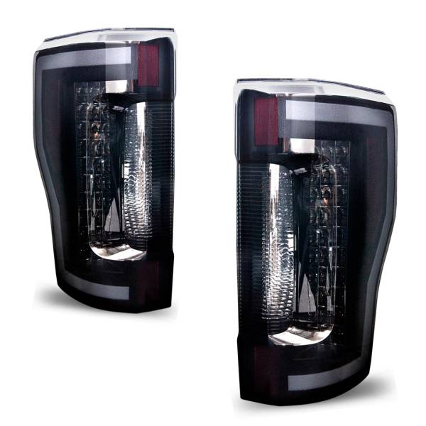 Winjet - RENEGADE LED TAIL LIGHTS-BLACK / SMOKE - CTRNG0563-BS-SQ