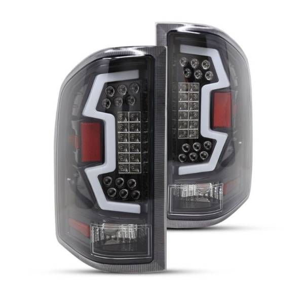 Winjet - RENEGADE LED SEQUENTIAL TAIL LIGHTS-GLOSS BLACK CLEAR - CTRNG0666-GBC-SQ