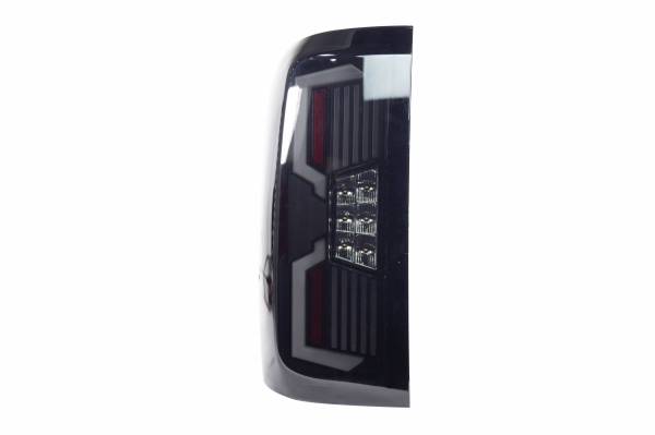 Winjet - RENEGADE LED SEQUENTIAL TAIL LIGHTS-BLACK / SMOKE - CTRNG0686-BS-SQ