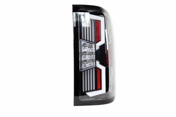 Winjet - RENEGADE LED TAIL LIGHTS-GLOSS BLACK / CLEAR - CTRNG0686-GBC-SQ