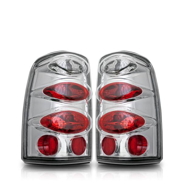 Winjet - Winjet ALTEZZA TAIL LIGHTS-CHROME / CLEAR - CTWJ-0005-CC